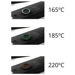 Lisseur C-Style digital black soft touch