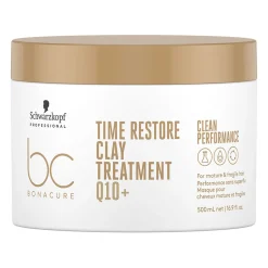 Masque argile renforçateur cheveux matures et fragilisés BC Time Restore 500 ml