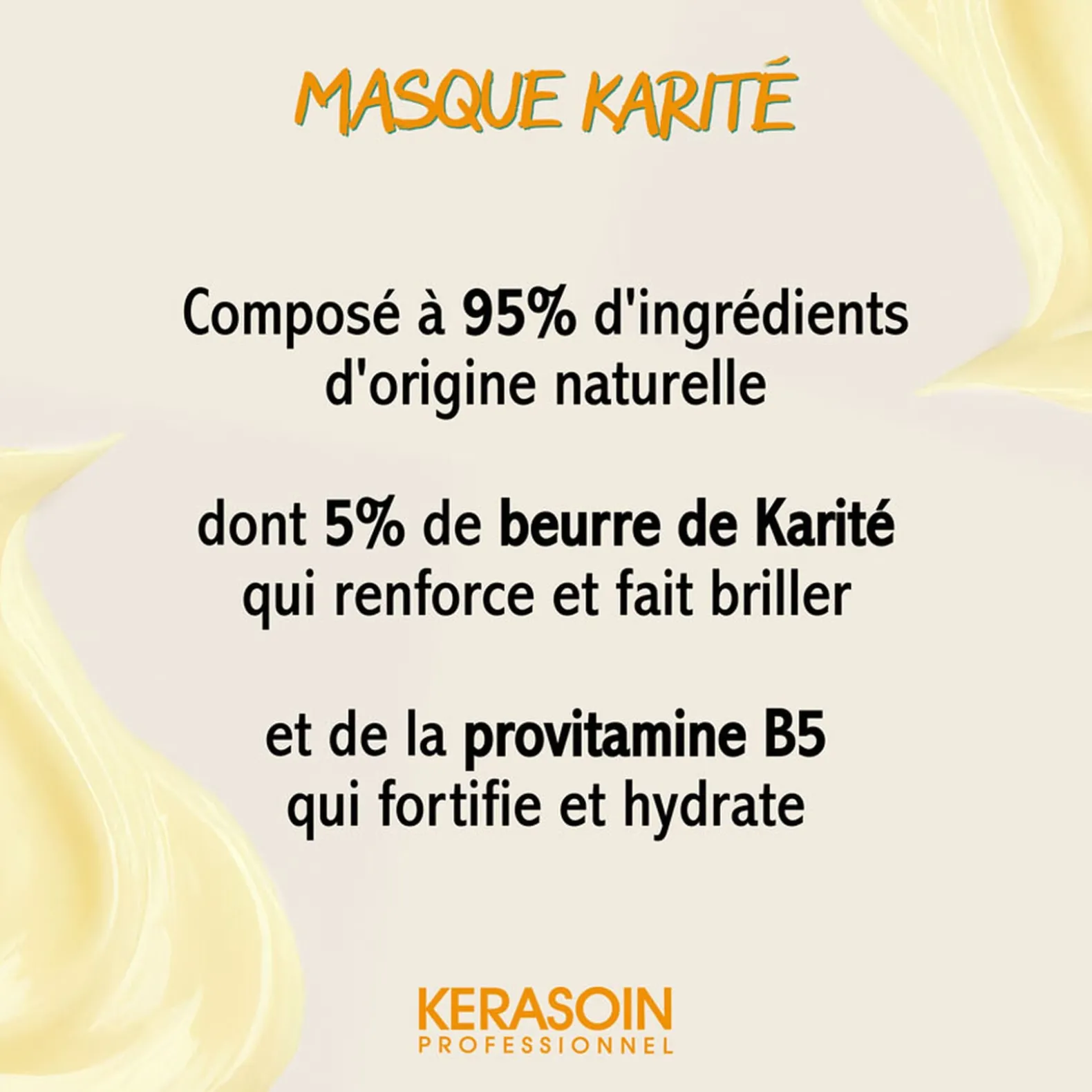 Masque capillaire au beurre de karité 1500ml