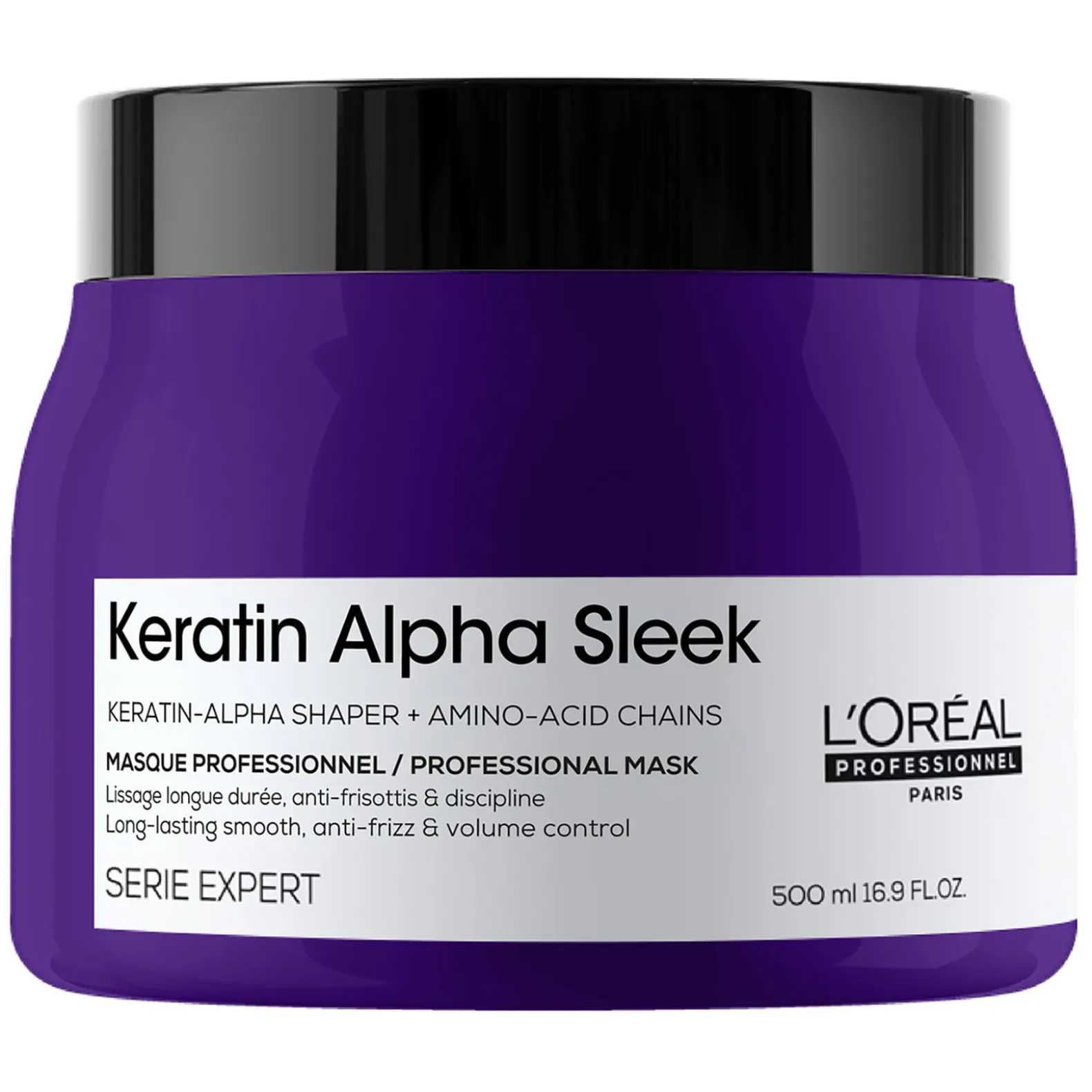 Masque disciplinant Keratin Alpha Sleek 500 ml