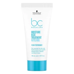 Masque hydratant cheveux normaux à secs ou bouclés BC Moisture Kick 30ml