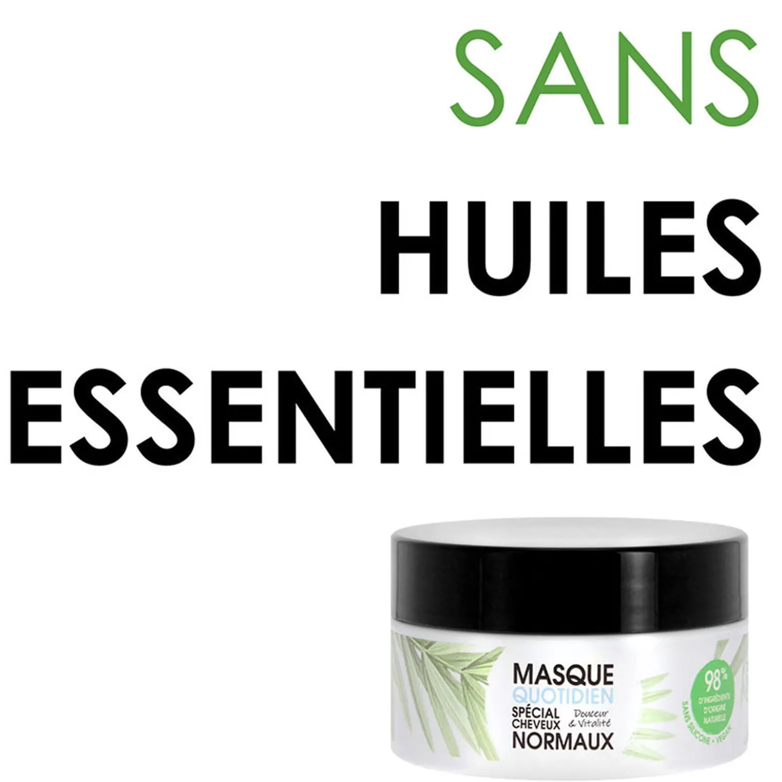 Masque quotidien cheveux normaux Gamme Nature