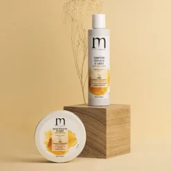 Masque révélateur de lumière pour cheveux ternes