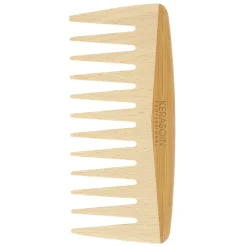 Peigne à dents larges en bois de hêtre 15 cm