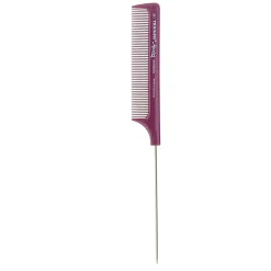 Peigne à queue métal T261 Lilas
