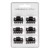 Petites pinces croco noir