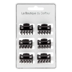 Petites pinces croco noir