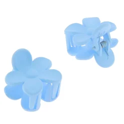 2 Petites pinces à fleurs bleue