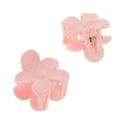 2 Petites pinces à fleurs rose