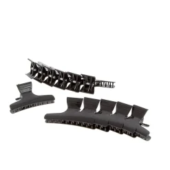 Pince croco x 12 Noir