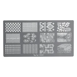 Plaque de stamping nail art 1