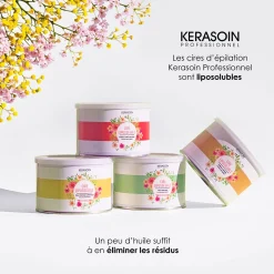 Pot de cire peaux sensibles aloe vera 400ml