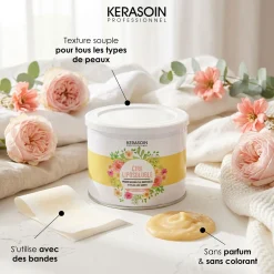 Pot de cire peaux sensibles argan 400ml