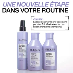 Pré-traitement illuminant pour cheveux blonds Blondage High Bright