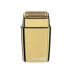 Rasoir professionnel rechargeable en métal FOILFX02 gold