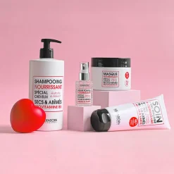 Rituel cheveux secs et abimés shampooing et masque
