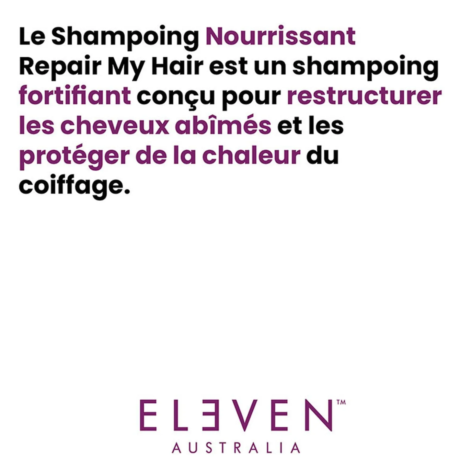 Rituel nourrissant cheveux secs