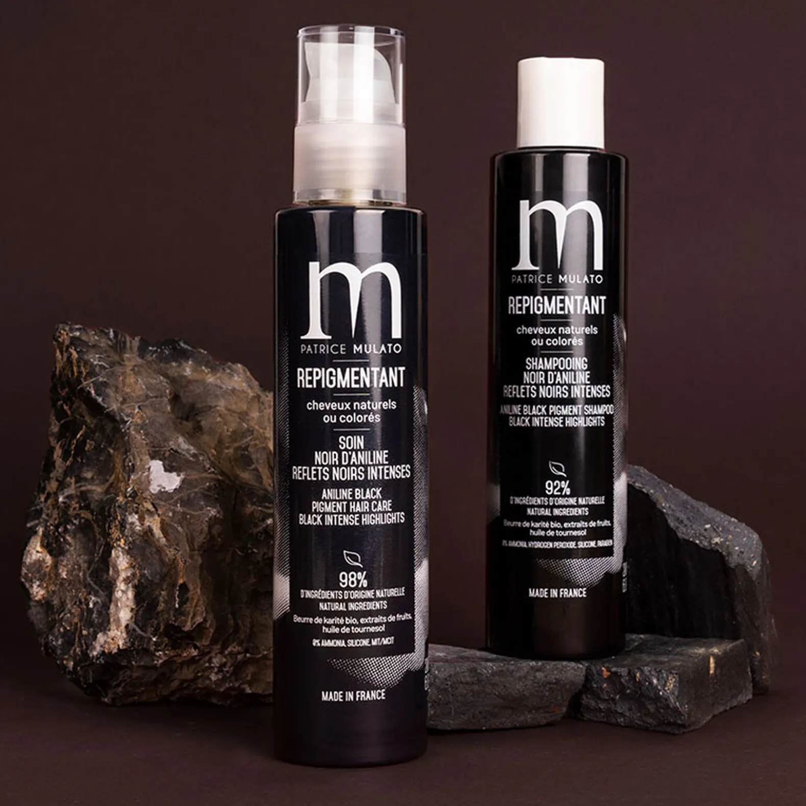 Rituel repigmentant shampooing + soin noir d'aniline