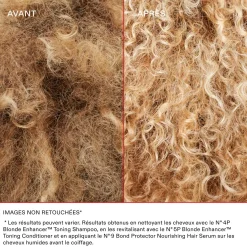 Routine cheveux blonds