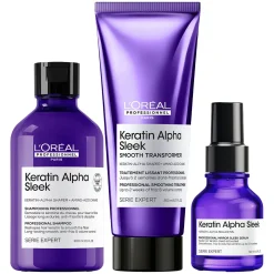 Routine lissante Keratin Alpha Sleek