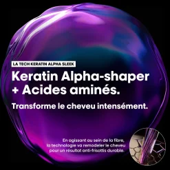 Routine lissante Keratin Alpha Sleek