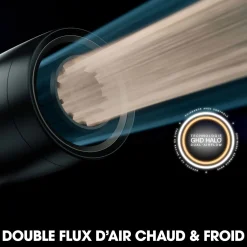 Sèche cheveux Speed avec trousse et spray volume blanc