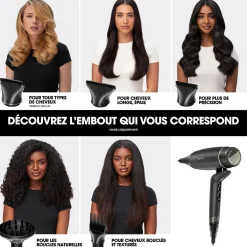 Sèche-cheveux Speed noir mat