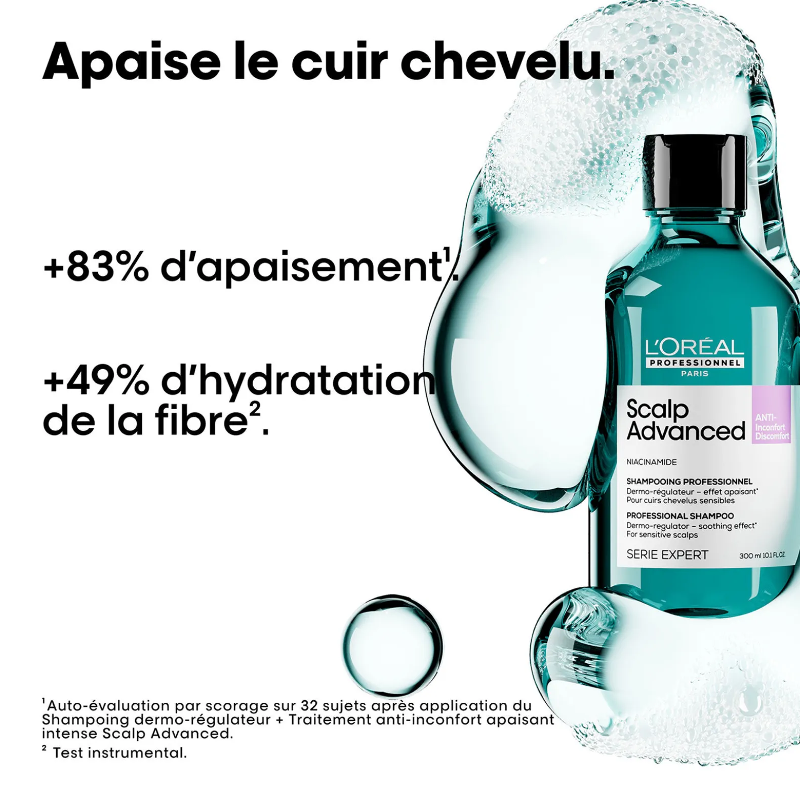 Shampooing dermo-régulateur anti-inconfort Scalp Advanced 300ml