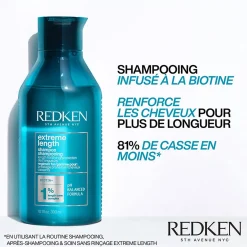 Shampooing fortifiant pour cheveux longs Extreme Length