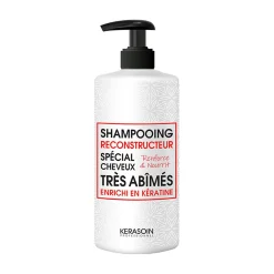 Shampooing reconstructeur à la kératine pour cheveux très abîmés 1000ml