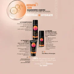 Shampooing réhydratant après-soleil Keratin Sun 250 ml