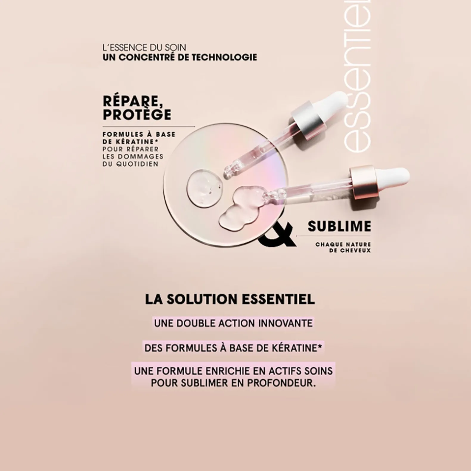 Shampooing réhydratant après-soleil Keratin Sun 100 ml