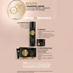 Shampooing réparateur Essentiel Keratin