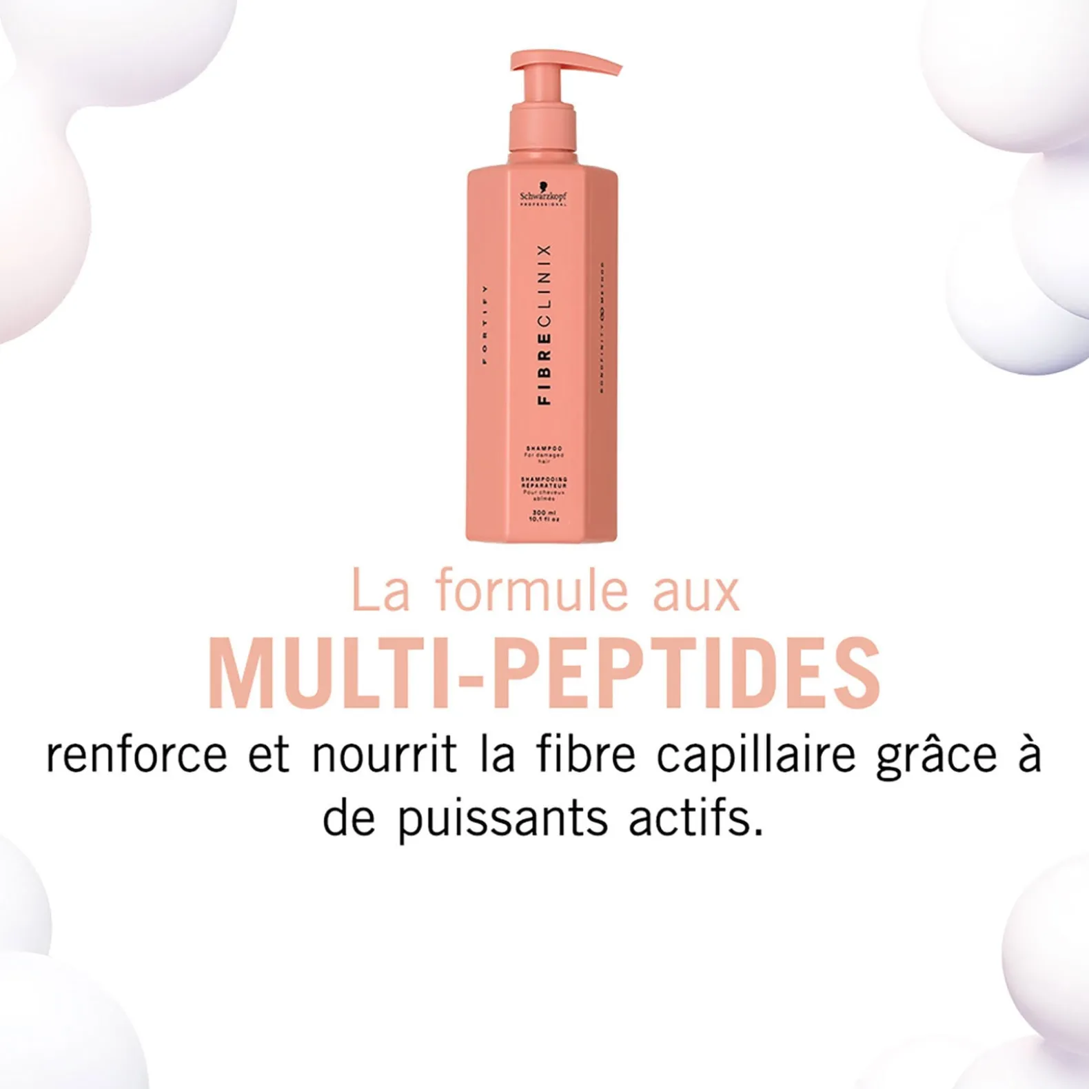 Shampooing réparateur Fibre Clinix