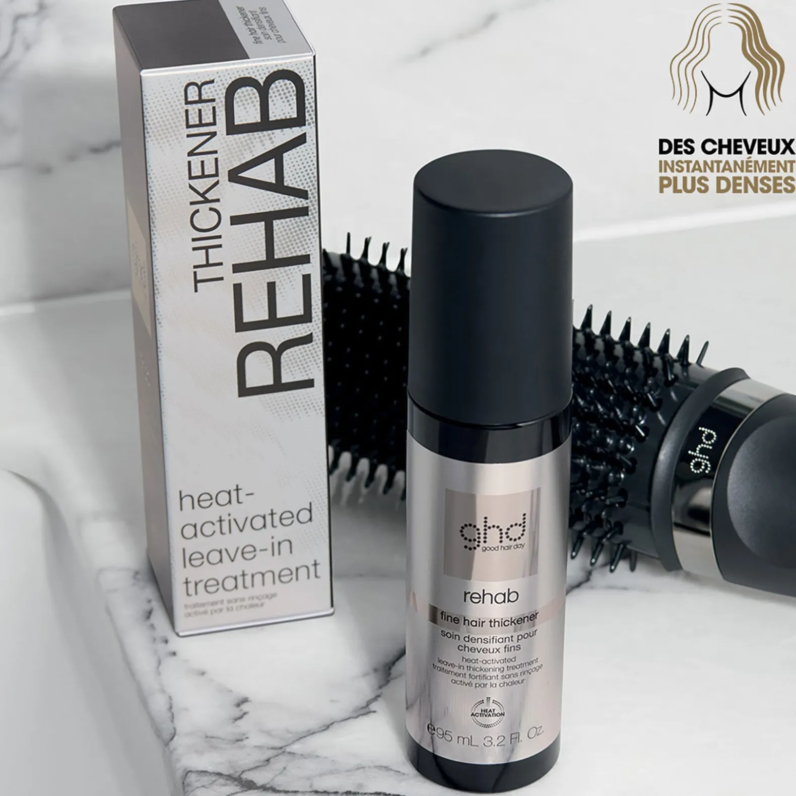 Soin densifiant pour cheveux fins Rehab