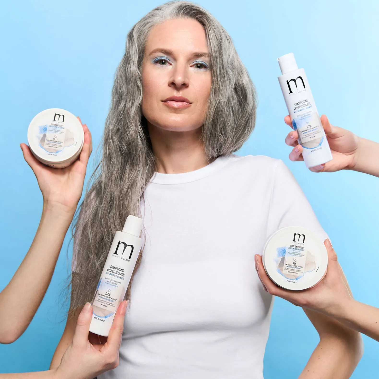 Soin exfoliant cuir chevelu à pellicules