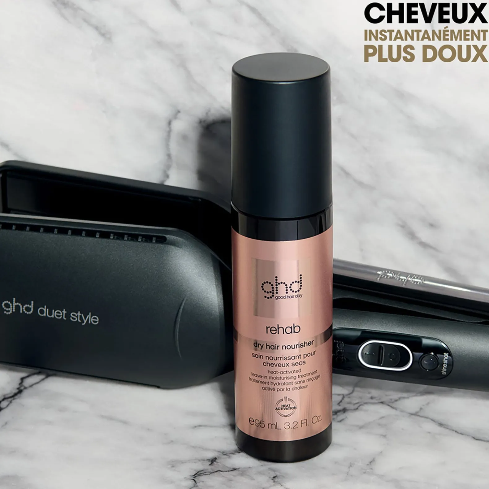 Soin nourrissant pour cheveux secs Rehab