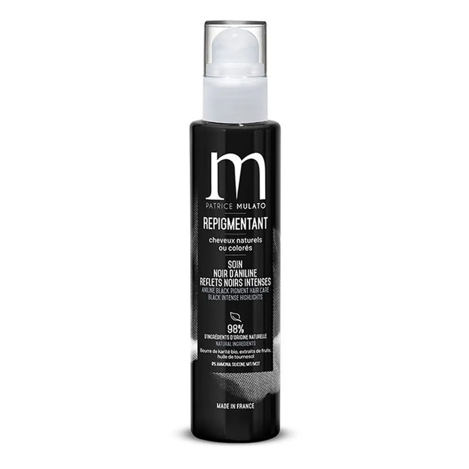 Soin repigmentant noir d'aniline