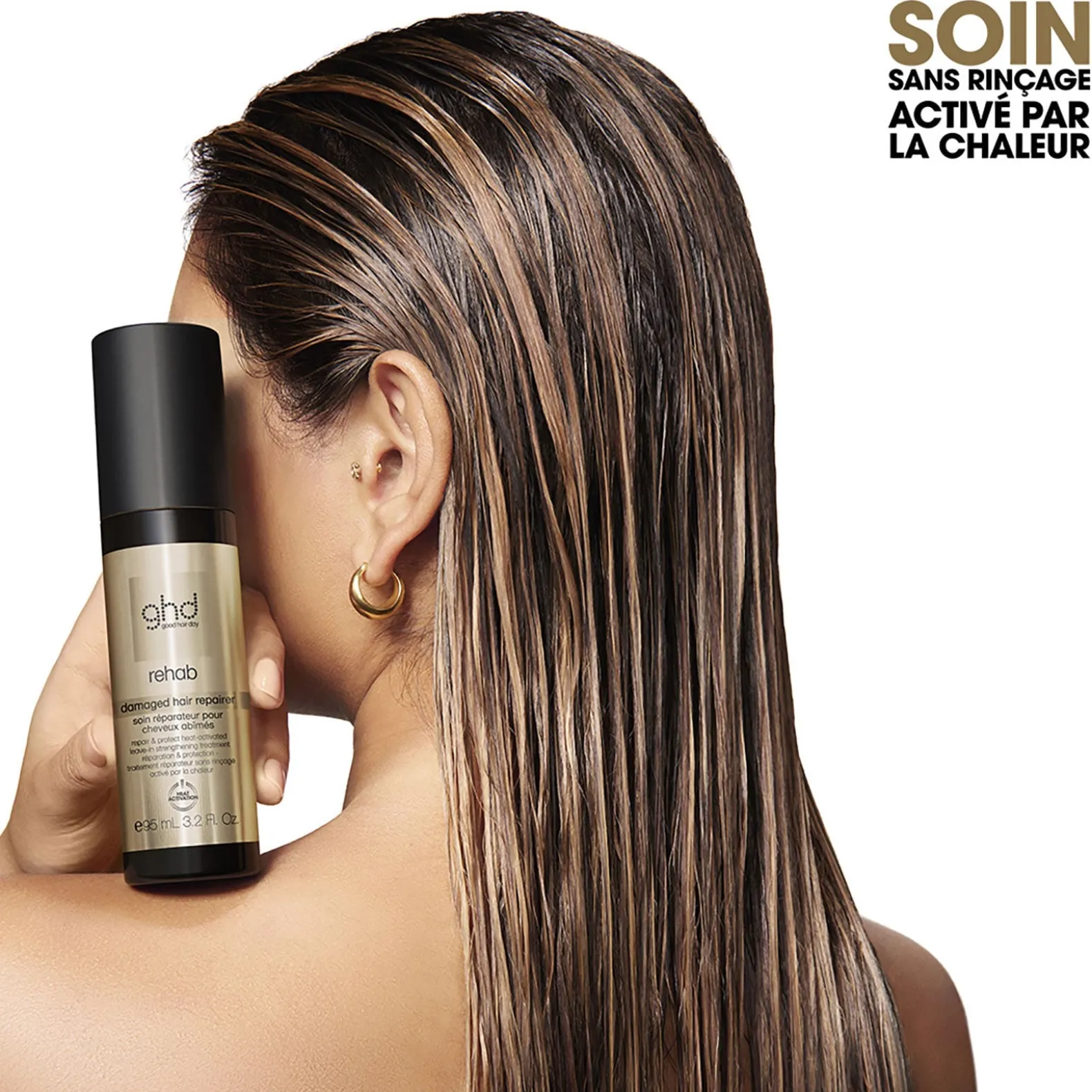 Soin réparateur pour cheveux abîmés Rehab
