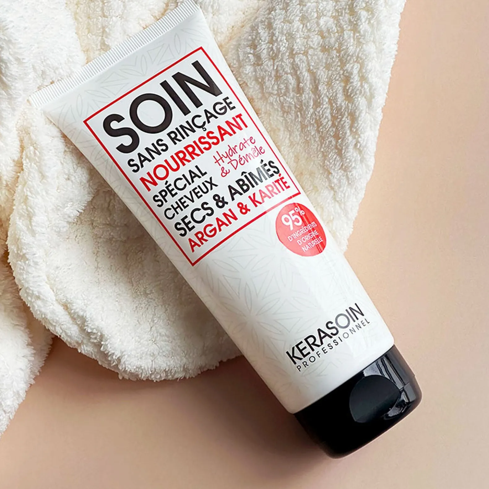 Soin sans rinçage nourrissant pour cheveux secs