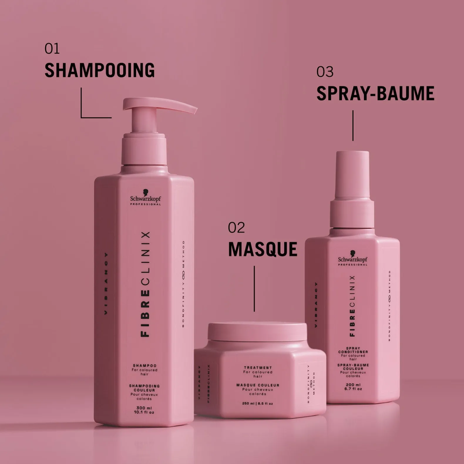 Spray baume couleur Fibre Clinix