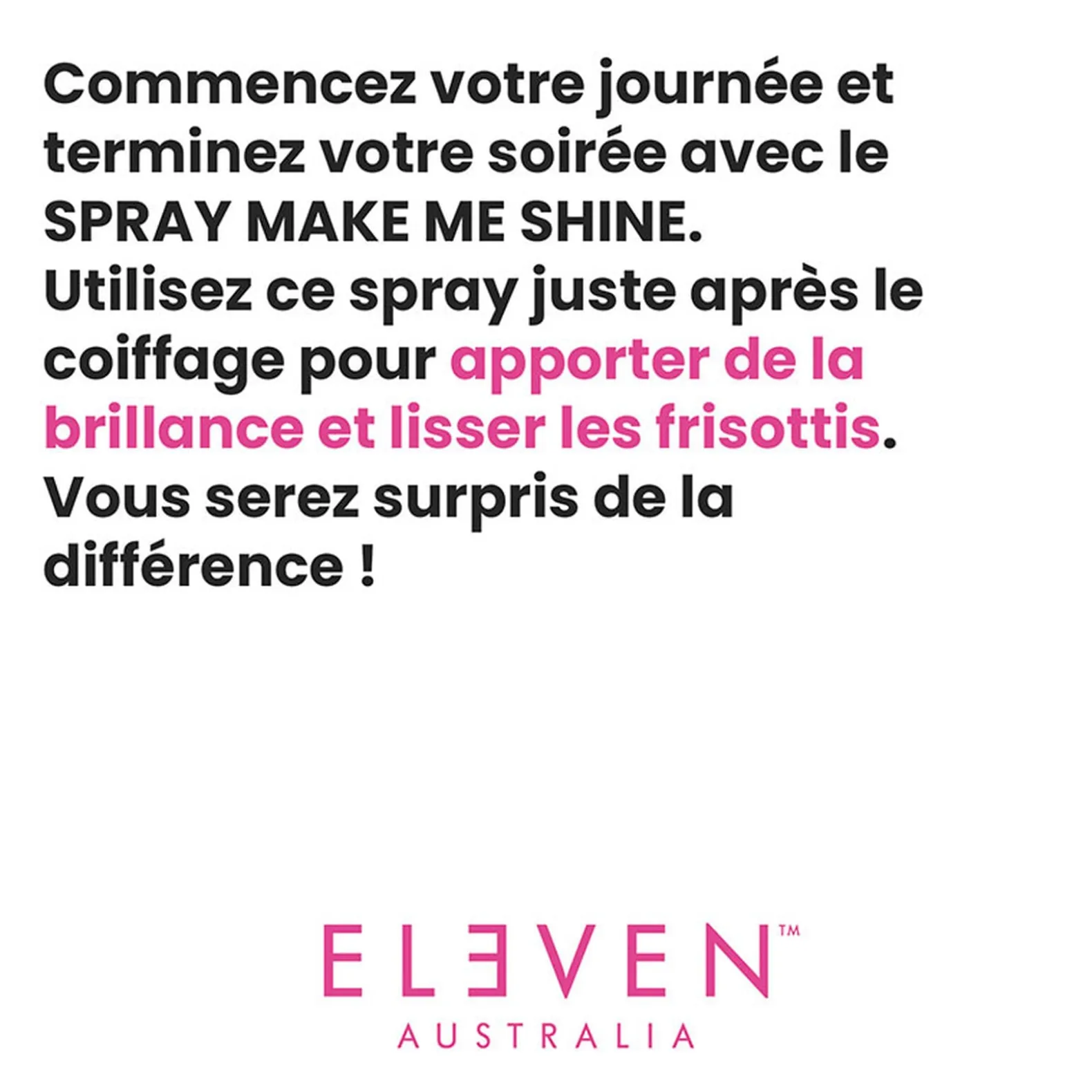 Spray contrôle & gloss Make Me Shine