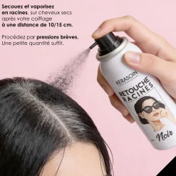 Spray retouche racines Noir