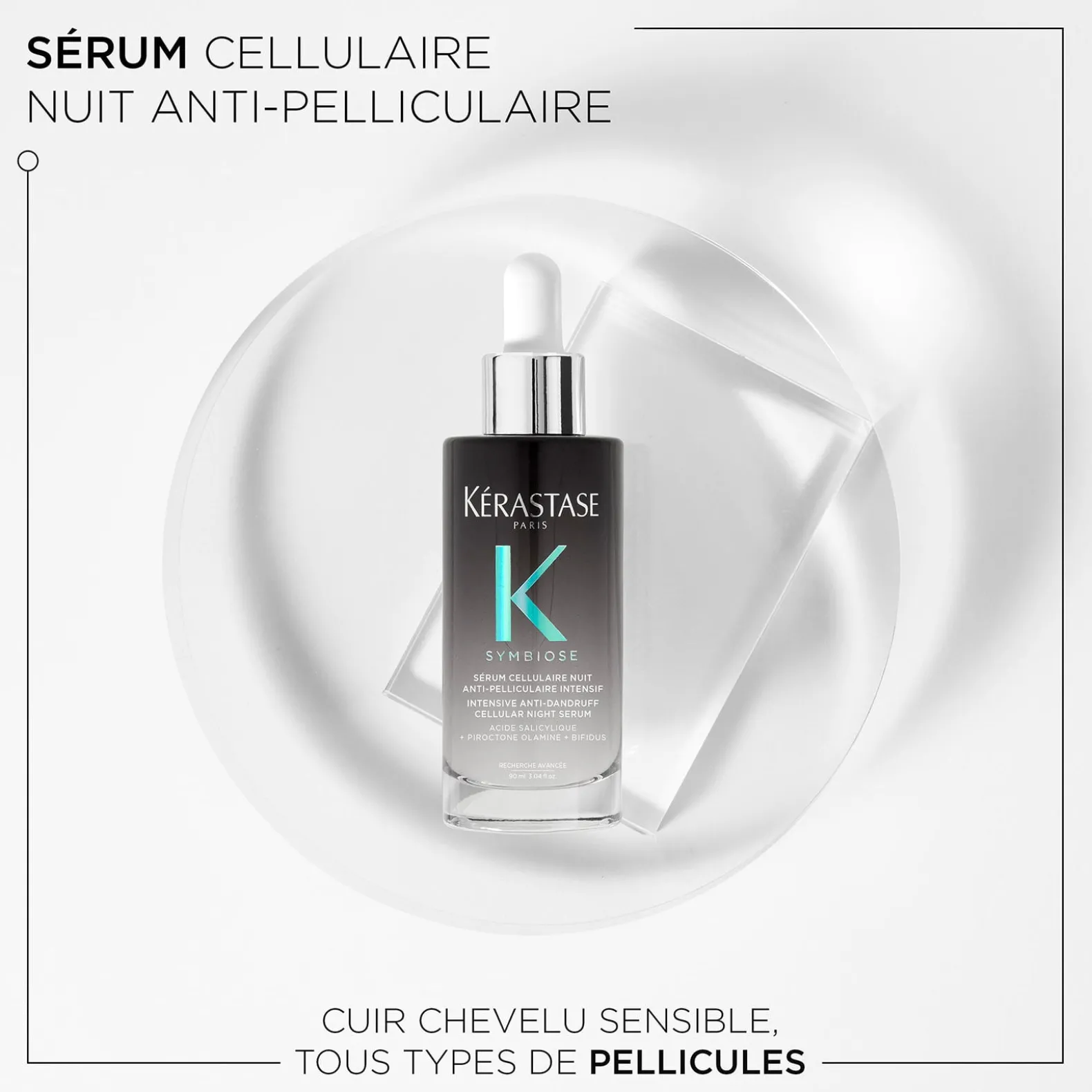 Sérum cellulaire nuit anti-pelliculaire intensif Symbiose