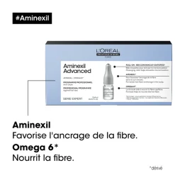 Traitement anti-chute Aminexil 42 ampoules de 6ml