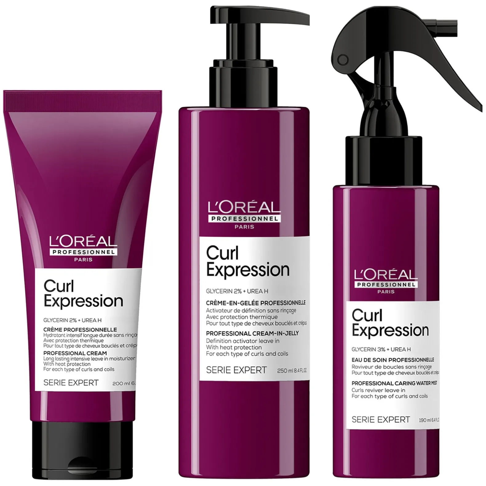 Trio coiffant Curl Expression - Cheveux frisés à crépus