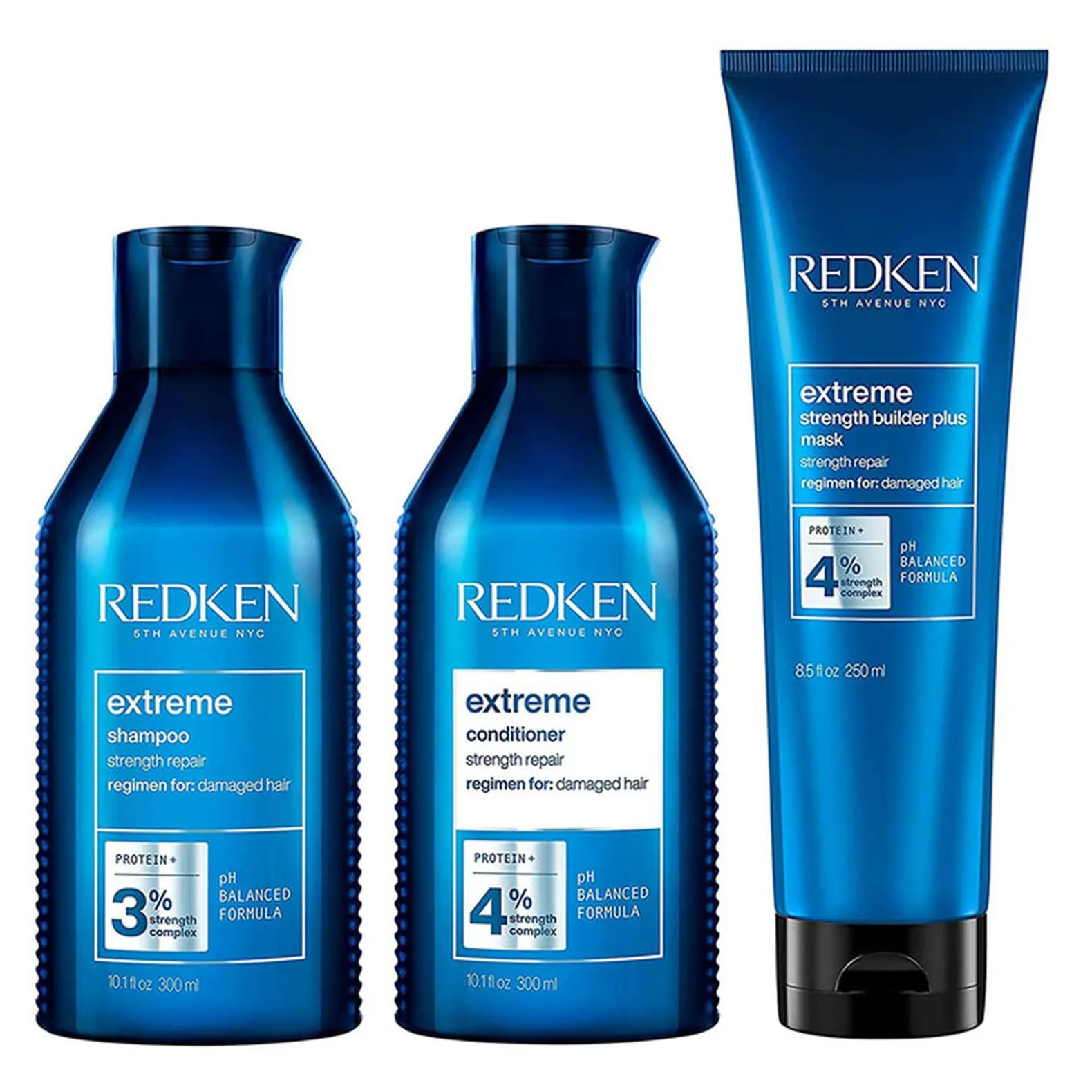 Trio fortifiant pour cheveux cassants Extreme