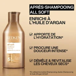 Trio hydratant Miracle cheveux secs et rêches All Soft One United
