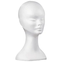 Tête blanche polystyrène